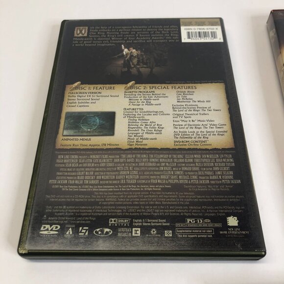 LORD OF THE RINGS Trilogy Fellowship / Two Towers / Return - DVD (Full Screen) - Picture 3 of 13